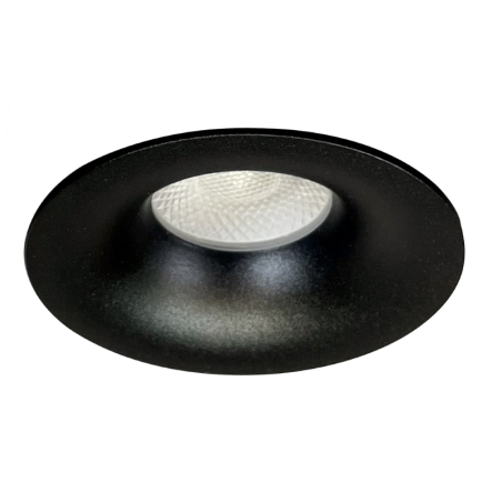 SPOT ENCASTRE  SALSA NOIR 5W A 8W SEERA 3000K 4000K RT2012  BAGUE DÉCORATIVE ET FACE CARRÉE EN OPTION