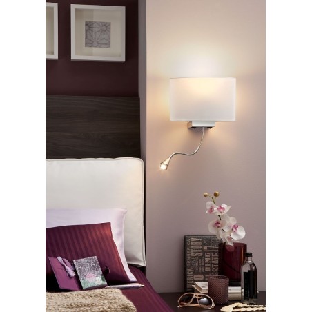 APPLIQUE / REGLETTE SDB  ENJOY STRUCTURA AP 1X42W E27 + 1X1W LED CH(4.1.2)