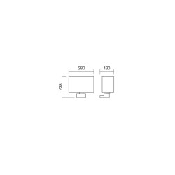 APPLIQUE INTERIEURE ENJOY STRUCTURA  1X42W E27 CH (5.1.1) SANS ABAT -JOUR