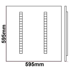 PANEL TIMBA OPTIQUE 21/24/28W BLANCHE 4000K