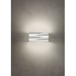 APPLIQUE ZIGO INTERIEUR DESIGN BLANC 200MM 2 DIFFUSEURS