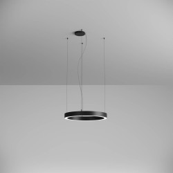 XAMBIT SUSPENSION 38W 220-240V AC 3000K ext. diamètre 600 IP20 105° NOIR TRANSFO INCLUS (Disponible en 4000K sur demande )