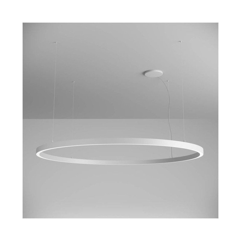 XAMBIT SUSPENSION 97W 220-240V AC 3000K ext.diamètre 1540 IP20 105° BLANC TRANSFO INCLUS (Disponible en 4000K sur demande ) XAMBIT SUSPENSION 97W 220-240V AC 3000K ext.diamètre 1540 IP20 105° BLANC TRANSFO INCLUS (Disponible en 4000K sur demande )