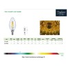 LAMPE CHAMA FILAMENT LED 4W 2700K E14 470LM 230V