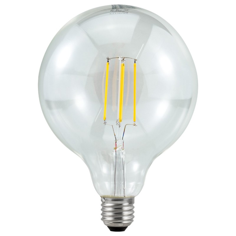 LAMPE GLOBE FILAMENT LED 6W 4000K CW CLARA E27 800LM DIMMABLE