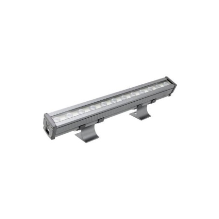 XFLOW S REGLETTE LINEAIRE ALUMINIUM 6x3W 24V DC RGB 500 mm IP65 15°x60° S (4.1.2) TRANSFO EXCLUS