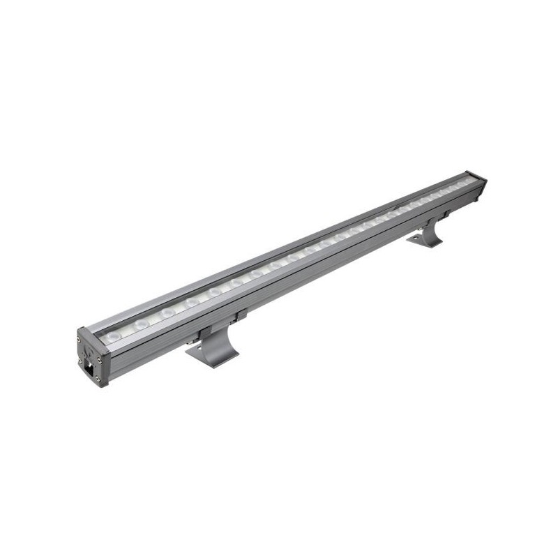 XFLOW S REGLETTE LINEAIRE ALUMINIUM 24W 220-240V AC 4000K CRI.80 1000 mm IP65 UGR7 30° S (4.1.2) TRANSFO INCLUS