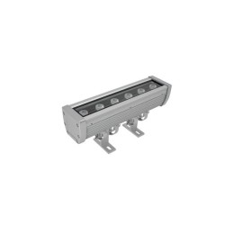 XFLOW L REGLETTE LINEAIRE ALUMINIUM 6W 220-240V AC 3000K CRI.80 300 mm IP65 10°x60° TRANSFO INCLUS(4000K DISPONIBLE SUR DEMANDE)