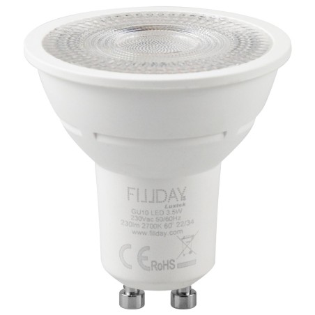 LAMPE LED 6W 230V SMD 3000K WW GU10 38° 510LM