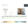 LAMPE LED 6W 230V SMD 3000K WW GU10 38° 510LM