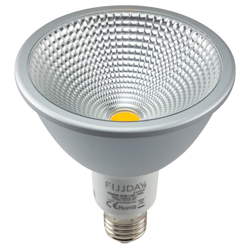LAMPE PAR38 COB LED 16W 4000K CW E27 60° 1750LM