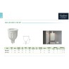 LAMPE LED MR16 10W 12VAC/DC SMD 3000K WW 60 1050LM
