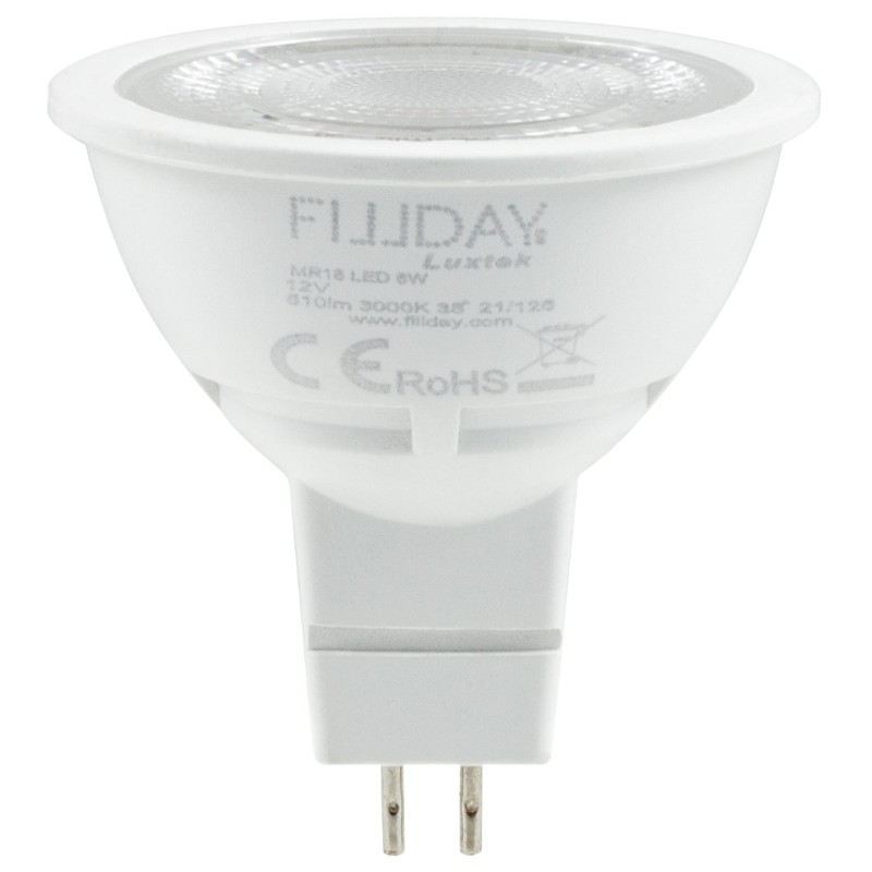 LAMP LED MR16 6W 12VAC/DC SMD 4000K CW 38 GU5.3 510LM