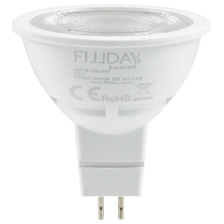 LAMP LED MR16 6W 12VAC/DC SMD 4000K CW 38 GU5.3 510LM