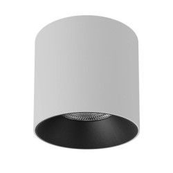 XPILAR SAILLIE ROND. LUMINAIRE  30W 220-240V AC 3000K 36dgr BLANCNOIR (5.1.2) TRANSFO INCLUS(4000k disponible sur demande )