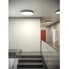 XPILL PANEL ROND  40W 220-240V AC CCT(346000K) CRI.80 fi.400 mm IP20 80° NOIR (5.1.2) TRANSFO INCLUS