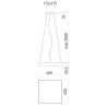 XPILL CARRE PANEL 40W 220-240V AC CCT(346000K) CRI.80 400X400 mm IP20 80° NOIR (5.1.2) TRANSFO INCLUS