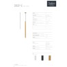 SUSPENSION DROP E 600 BLANC 24