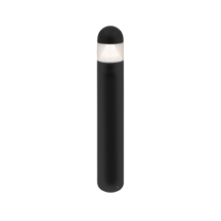 BORNE VISIOLED 25W 1800LM UGR19 ANTIEBLOUISSEMENT IK10 ANTIVANDALE IP65 NOIR 3000K 100CM