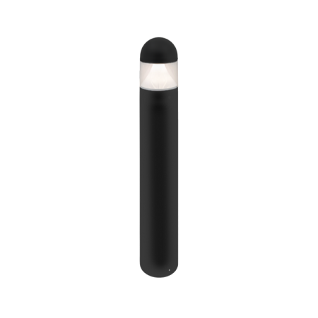 BORNE VISIOLED 25W 1800LM UGR19 ANTIEBLOUISSEMENT IK10 ANTIVANDALE IP65 NOIR 3000K 100CM