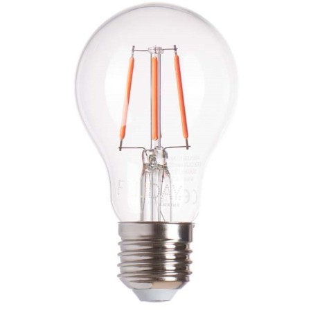 LED STANDARD COLOUR LAMPE STANDARD FILAMENT LED 4W 230V ROUGE E27