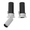 XSKATE ENCASTRE RETRACTABLE PROJ. 1x6W CRI.90 36dgr 3000K IP40 BLANC (5.1.2) TRANSFO INCLUS