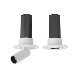 XSKATE REC. TRIM. RETRACTABLE PROJ. 1x3W CRI.90 36dgr 3000K IP40 BLANC (5.1.2) TRANSFO INCLUS