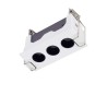 MINI SPOT ENCASTRE BASSE LUMINANCE DESIGN TROOP 3T RECTANGULAIRE LED 5W 3000K 24° BLANC c/Driver