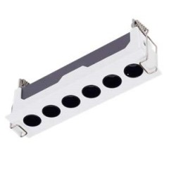 TROOP 6T Spot CARRE LED 9W 3000K 24 BLANC c/Driver