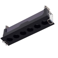 TROOP 6T Spot CARRE LED 9W 4000K 24 NOIR c/Driver