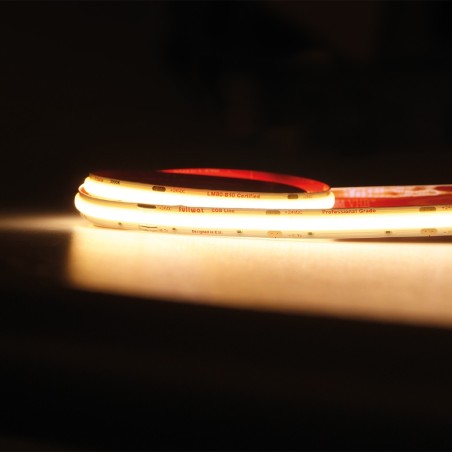 COB LED STRIP PROOF 10W R20M RUBAN LED COB SERIE PRO "LIGNE DE LUMIERE" 24V 10W 3000K IP67 ETANCHE 480LED 980lm 10mm CRI90 [20m]