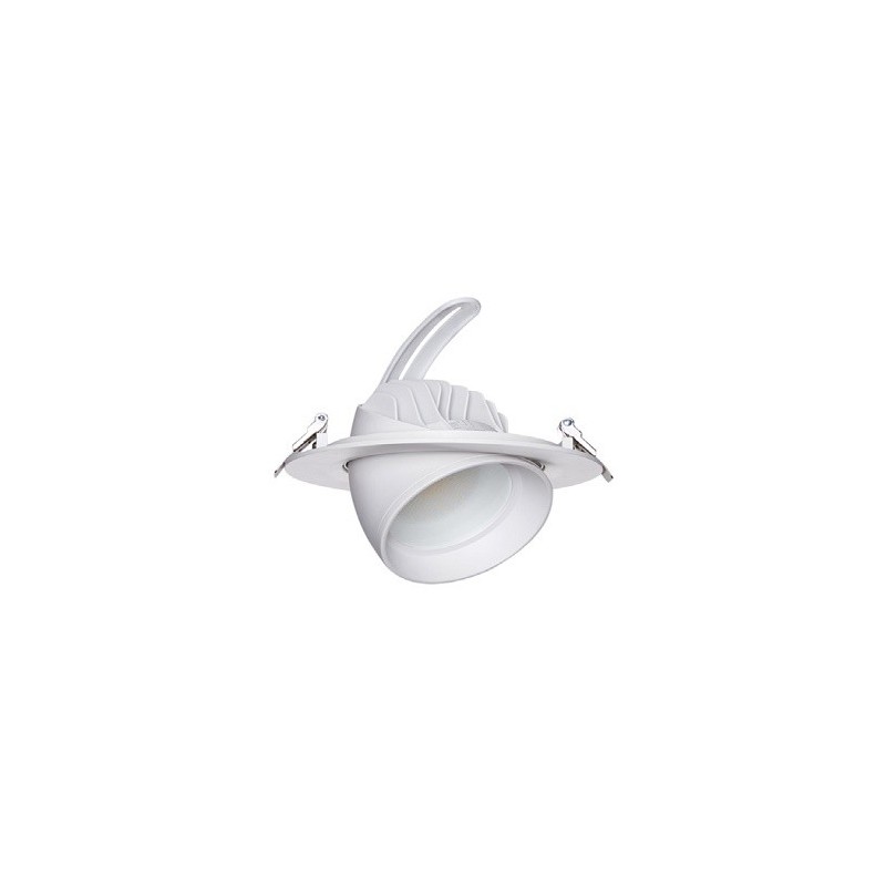 SAMBA DOWNLIGHT ORIENTABLE 90° LED 26/27/28/29W BLANC CTC 3000/4000/5700K