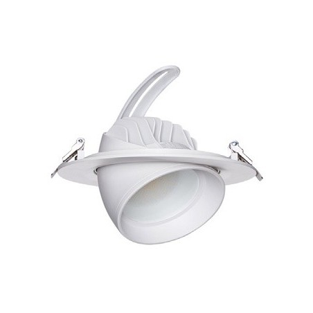 SAMBA DOWNLIGHT ORIENTABLE 90° LED 26/27/28/29W BLANC CTC 3000/4000/5700K