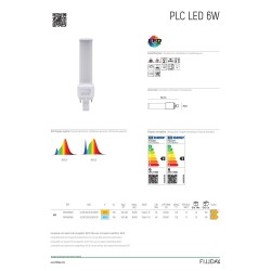 PLC LED LAMP LED PLC 6W 840 CW G24D-1 2P 700LM PLC 13W 230V