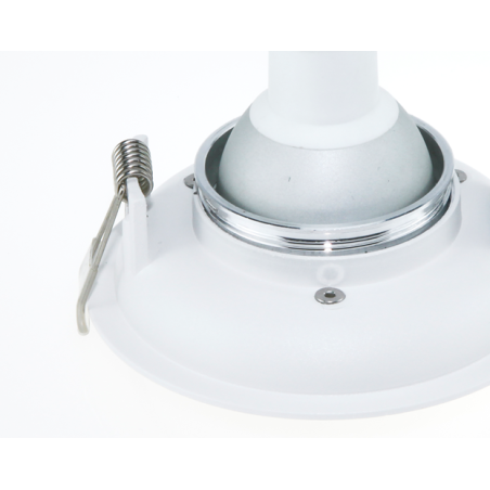 SPOT ENCASTRE D-Light ANNEAU ROND GU10/MR16 Max.50W BR  BLANC