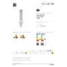 PLC LED LAMP LED PLC 7W 840 CW G24D-2 2P 800LM PLC 18W 230V