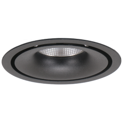 SPOT ENCASTRE D-Light ANNEAU ROND GU10/MR16 Max.50W PT NOIR