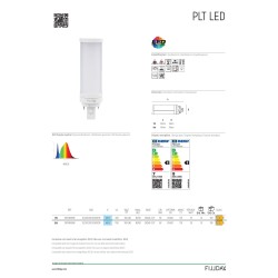 PLT LED LAMP LED PLT 9W 840 CW GX24D-3 2P 1100LM PLT 26W 230V
