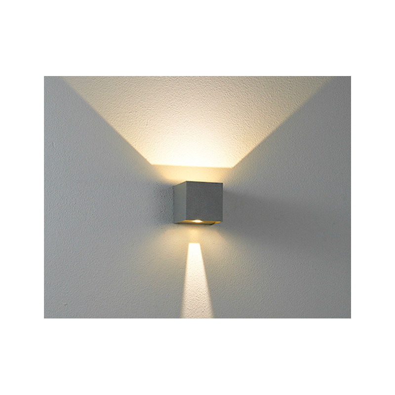 DUEL XL Applique murale CARRE. Sailli LED 10W [2x5W] 3000K IP65 BLANC