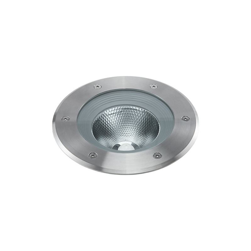 TOBA XL Encastré de sol LED 24W 4000K IP67 24 DEGRES Aço Inox 316