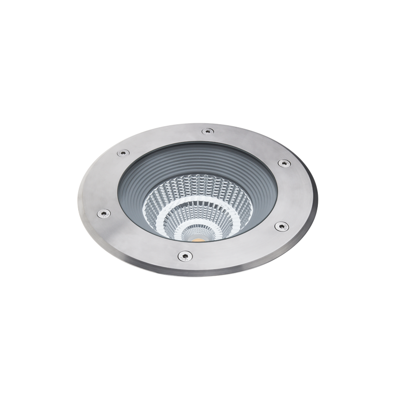 TOBA XL Encastré de sol LED 24W 3000K IP67 60 DEGRES Aço Inox 316