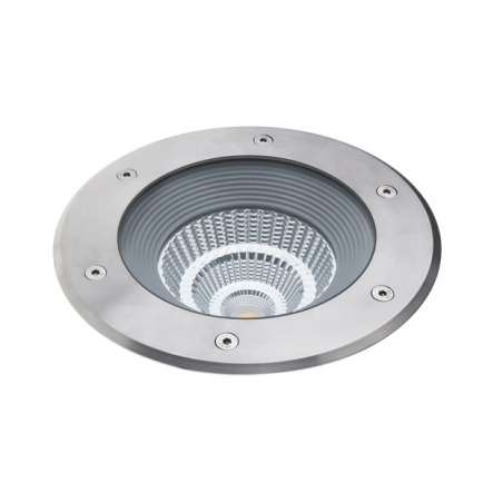 TOBA XL Encastré de sol LED 24W 3000K IP67 60 DEGRES Aço Inox 316