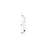 AXYS SUSPENSION 1X35W GU 10 NOIR-55.6*300 (5.1.1)