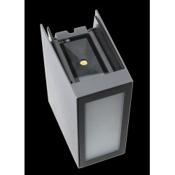 Triplex Applique murale Sailli LED 13W [2x5W+3W] 4000K IP54 Antracite