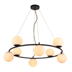 BOWLING SUSPENSION 8X28W E14 GOLD (4.1.1)