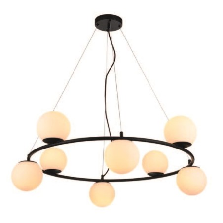 BOWLING SUSPENSION 8X28W E14 GOLD (4.1.1)