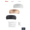 BROW APPLIQUE E14 1X28W NOIR (5.1.1)