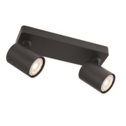 CAMEO APPLIQUE/PLAFONNIER 2X35W GU10 SAND BLACK (5.1.1)