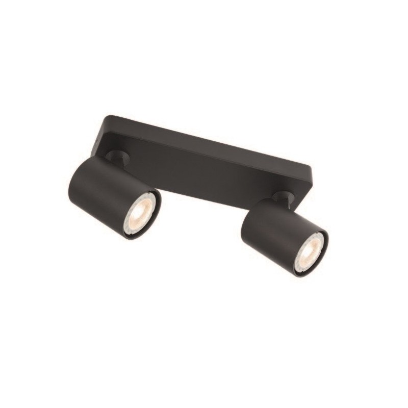 CAMEO APPLIQUE/PLAFONNIER 2X35W GU10 SAND BLACK (5.1.1)