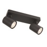 CAMEO APPLIQUE/PLAFONNIER 2X35W GU10 SAND BLACK (5.1.1)